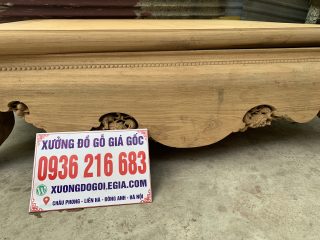 Sập Chân Quỳ gỗ Gụ Lào 17