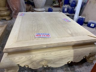 Sập chân quỳ gỗ Cẩm vàng 17