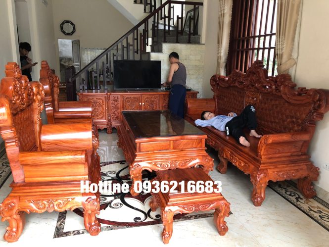 Bộ Louis Hoàng Gia Gỗ Hương ( AC Huy Hương TP Ninh Binh) 1