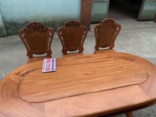 Bộ bàn ăn 6 ghế Louis 1 bàn gỗ Gõ đỏ mặt ván tràn dày 3cm Bộ bàn ăn 6 ghế Louis 1 bàn gỗ Gõ đỏ mặt ván tràn dày 3cm 15