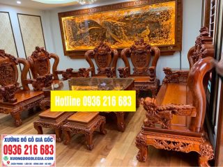 Bộ Nghê Đỉnh VIP cột 14 gỗ Hương ( A Huỳnh Hà Nội) Bộ Nghê Đỉnh VIP cột 14 gỗ Hương ( A Huỳnh Hà Nội) 12