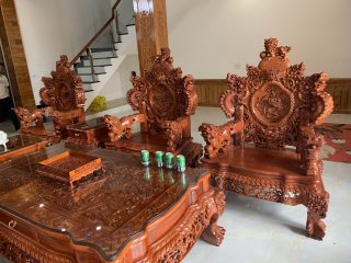 Bộ Rồng Đỉnh Vip gỗ Hương ( AC Trọng Nguyệt Hải Dương) Bộ Rồng Đỉnh Vip gỗ Hương ( AC Trọng Nguyệt Hải Dương) 19