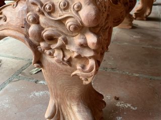 Bộ Rồng Đỉnh 6 món gỗ Hương Đỏ Lào ( A Ánh TP Bắc Ninh) 17