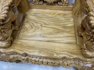 Bộ Nghê Đỉnh Vip cột 16 Gỗ Cẩm Vàng bộ 10 món ( A Bách Hà Giang) Bộ Nghê Đỉnh Vip cột 16 Gỗ Cẩm Vàng bộ 10 món ( A Bách Hà Giang) 15