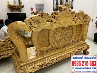 Bộ Nghê Đỉnh Vip cột 16 Gỗ Cẩm Vàng bộ 10 món ( A Bách Hà Giang) Bộ Nghê Đỉnh Vip cột 16 Gỗ Cẩm Vàng bộ 10 món ( A Bách Hà Giang) 14