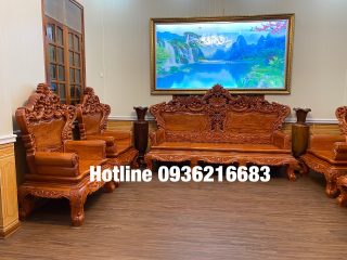 Bộ Hoàng Gia vip 10 món Ván Tràn gỗ Hương 8