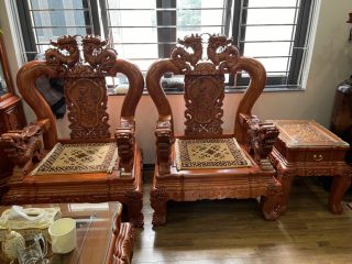 Bộ Rồng Phượng gỗ Hương đá (A San Gia Lâm) Bộ Rồng Phượng gỗ Hương đá (A San Gia Lâm) 15