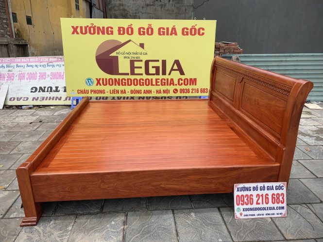 Giường ngủ gỗ Hương đá ( A Duy Hà Nội) 1