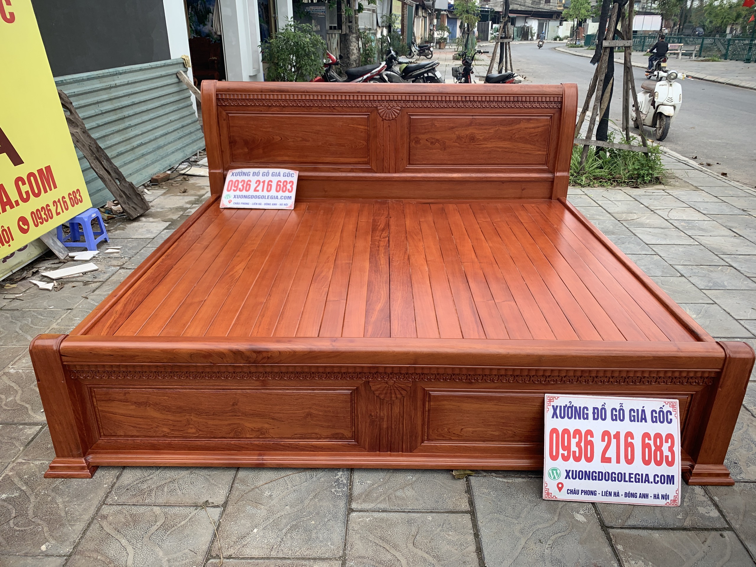 Giường ngủ gỗ Hương đá ( A Duy Hà Nội) 19