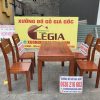 Bộ bàn ăn gỗ Hương đá làm theo yêu cầu của A Duy - Hà Nội