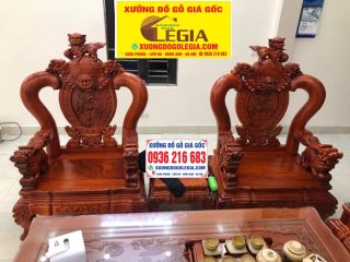 Bộ Minh Quốc Nghê Phượng tay cột 12 gỗ Hương đá ( A Tuấn - Vĩnh Phúc) Bộ Minh Quốc Nghê Phượng tay cột 12 gỗ Hương đá ( A Tuấn - Vĩnh Phúc) 8