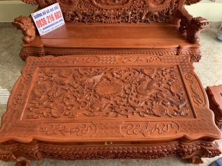 Bộ Rồng Đỉnh Vip Vách Tảng Nguyên Khối gỗ Hương ( A Khoát - Hà Nam) Bộ Rồng Đỉnh Vip Vách Tảng Nguyên Khối gỗ Hương ( A Khoát - Hà Nam) 17