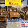 Bộ Hoàng Gia SoFa Cá Chép gỗ Gõ đỏ