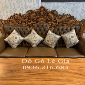 Bộ Hoàng Gia SoFa Cá Chép gỗ Gõ đỏ Bộ Hoàng Gia SoFa Cá Chép gỗ Gõ đỏ 8