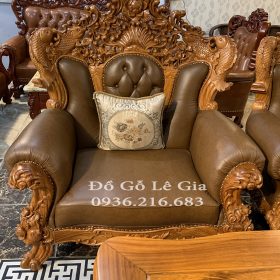 Bộ Hoàng Gia SoFa Cá Chép gỗ Gõ đỏ Bộ Hoàng Gia SoFa Cá Chép gỗ Gõ đỏ 10
