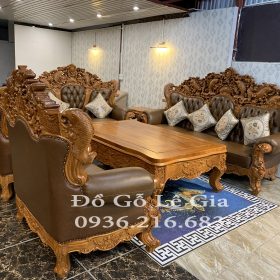 Bộ Hoàng Gia SoFa Cá Chép gỗ Gõ đỏ Bộ Hoàng Gia SoFa Cá Chép gỗ Gõ đỏ 11