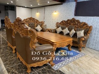 Bộ Hoàng Gia SoFa Cá Chép gỗ Gõ đỏ Bộ Hoàng Gia SoFa Cá Chép gỗ Gõ đỏ 4