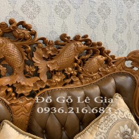 Bộ Hoàng Gia SoFa Cá Chép gỗ Gõ đỏ Bộ Hoàng Gia SoFa Cá Chép gỗ Gõ đỏ 16