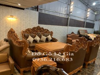 Bộ Hoàng Gia SoFa Cá Chép gỗ Gõ đỏ Bộ Hoàng Gia SoFa Cá Chép gỗ Gõ đỏ 5