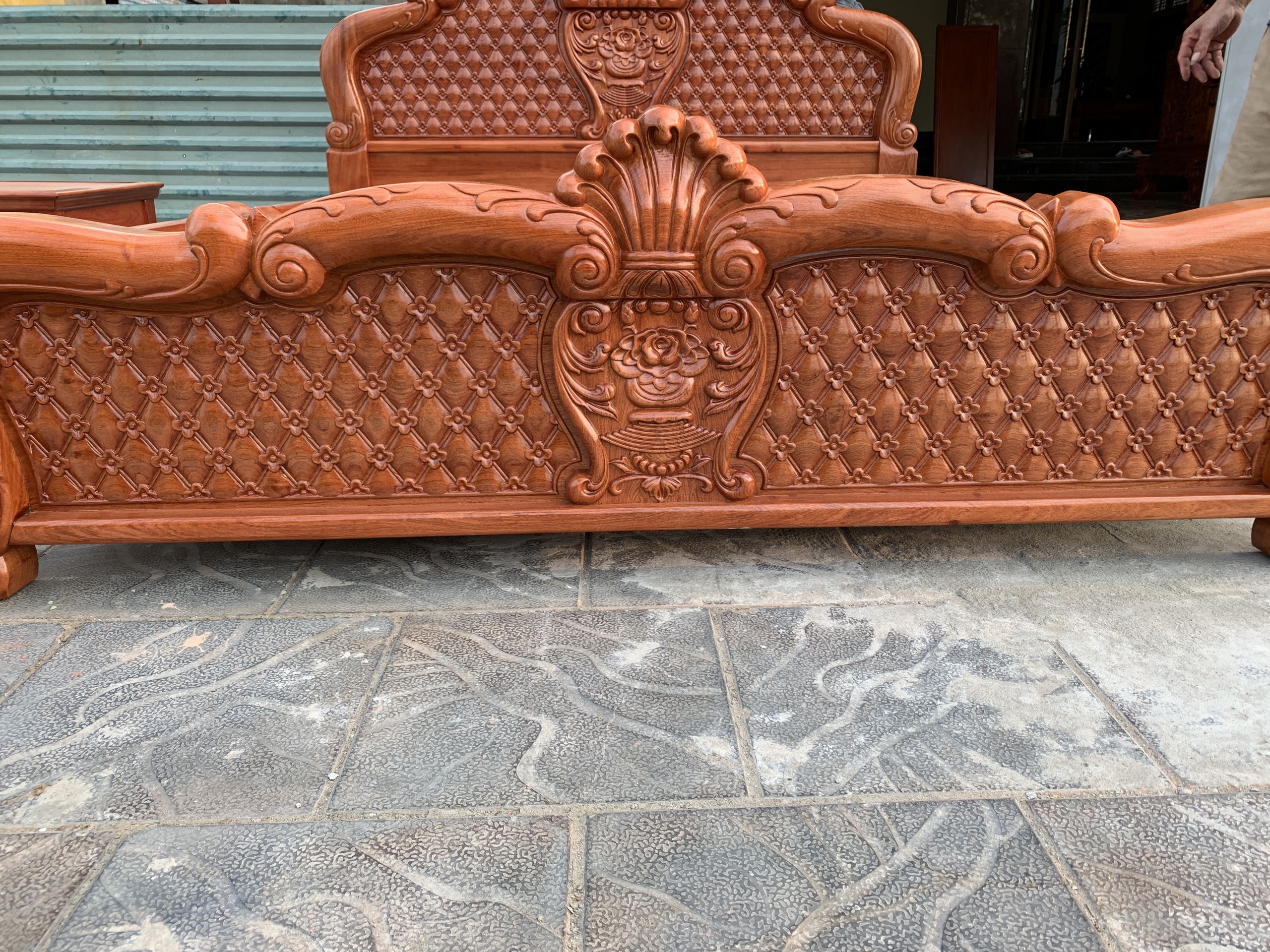Giường Hồng Trĩ Gỗ Hương Giường Hồng Trĩ Gỗ Hương 14
