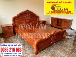 Giường Ngủ Hồng Trĩ gỗ Hương ( A Trọng - Lào Cai) 5