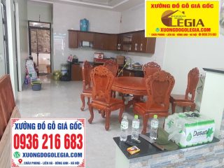 Bộ Bàn Ăn Tròn gỗ Hương ( Chị Phương- Hà Giang) Bộ Bàn Ăn Tròn gỗ Hương ( Chị Phương- Hà Giang) 7