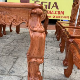Bộ Bàn ăn gỗ Hương đá 8 ghế ( A Trọng - Lào Cai) Bộ Bàn ăn gỗ Hương đá 8 ghế ( A Trọng - Lào Cai) 12
