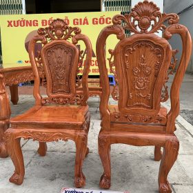 Bộ Bàn ăn gỗ Hương đá 8 ghế ( A Trọng - Lào Cai) Bộ Bàn ăn gỗ Hương đá 8 ghế ( A Trọng - Lào Cai) 10