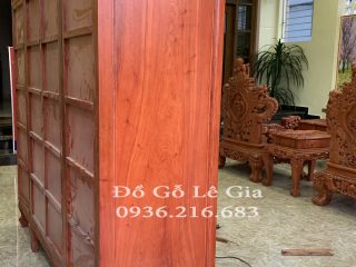 Tủ Áo 3 buồng 4 cánh gỗ Hương đá 12