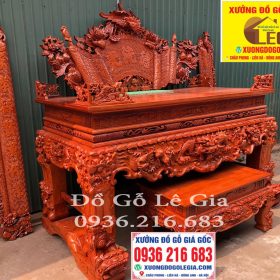 Sập Thờ chân dày 24cm gỗ Hương đá Sập Thờ chân dày 24cm gỗ Hương đá 3