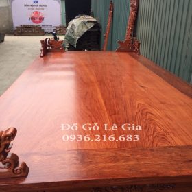 Sập Thờ chân dày 24cm gỗ Hương đá Sập Thờ chân dày 24cm gỗ Hương đá 10