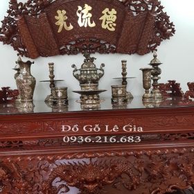 Sập Thờ Tứ Linh Gỗ Gụ ( A Tuyến - Sóc Sơn) Sập Thờ Tứ Linh Gỗ Gụ ( A Tuyến - Sóc Sơn) 9