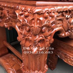 Sập Thờ chân dày 24cm gỗ Hương đá Sập Thờ chân dày 24cm gỗ Hương đá 5