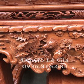 Sập Thờ chân dày 24cm gỗ Hương đá Sập Thờ chân dày 24cm gỗ Hương đá 6