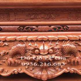 Sập Thờ chân dày 24cm gỗ Hương đá Sập Thờ chân dày 24cm gỗ Hương đá 4