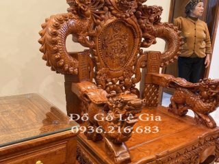 Bộ Minh Quốc Nghê Phong Thủy gỗ Hương Bộ Minh Quốc Nghê Phong Thủy gỗ Hương 5