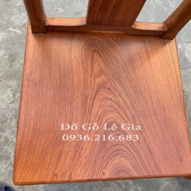 Bàn ăn chữ Thọ 8 ghế 1 bàn Tròn gỗ Hương 16