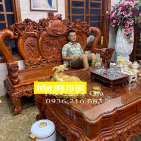 Bộ Nghê Phượng Vip 6 món cột 14cm gỗ Hương ( A Hưng - Hải Phòng) Bộ Nghê Phượng Vip 6 món cột 14cm gỗ Hương ( A Hưng - Hải Phòng) 7