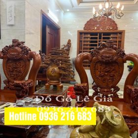 Bộ Nghê Phượng Vip 6 món cột 14cm gỗ Hương ( A Hưng - Hải Phòng) Bộ Nghê Phượng Vip 6 món cột 14cm gỗ Hương ( A Hưng - Hải Phòng) 8