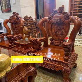 Bộ Nghê Phượng Vip 6 món cột 14cm gỗ Hương ( A Hưng - Hải Phòng) Bộ Nghê Phượng Vip 6 món cột 14cm gỗ Hương ( A Hưng - Hải Phòng) 10