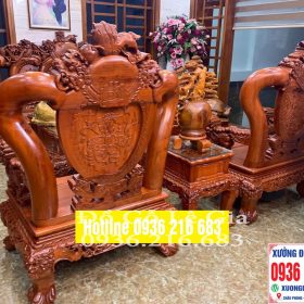 Bộ Nghê Phượng Vip 6 món cột 14cm gỗ Hương ( A Hưng - Hải Phòng) Bộ Nghê Phượng Vip 6 món cột 14cm gỗ Hương ( A Hưng - Hải Phòng) 11