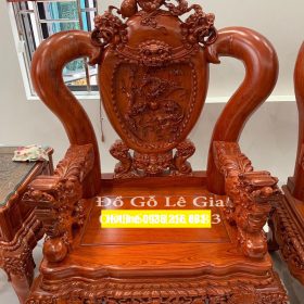 Bộ Nghê Phượng Vip cột 14 gỗ Hương đá Bộ Nghê Phượng Vip cột 14 gỗ Hương đá 19