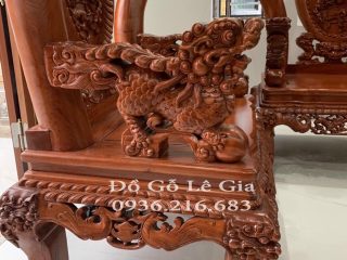 Bộ Nghê Phượng Vip cột 14 gỗ Hương đá Bộ Nghê Phượng Vip cột 14 gỗ Hương đá 11