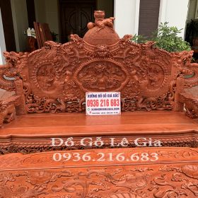 Bộ Rồng Đỉnh Vách Tảng gỗ Hương hàng tiêu dùng đặc biệt 7