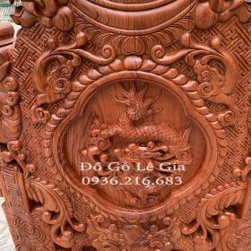 Bộ Rồng Đỉnh Vách Tảng gỗ Hương hàng tiêu dùng đặc biệt 12