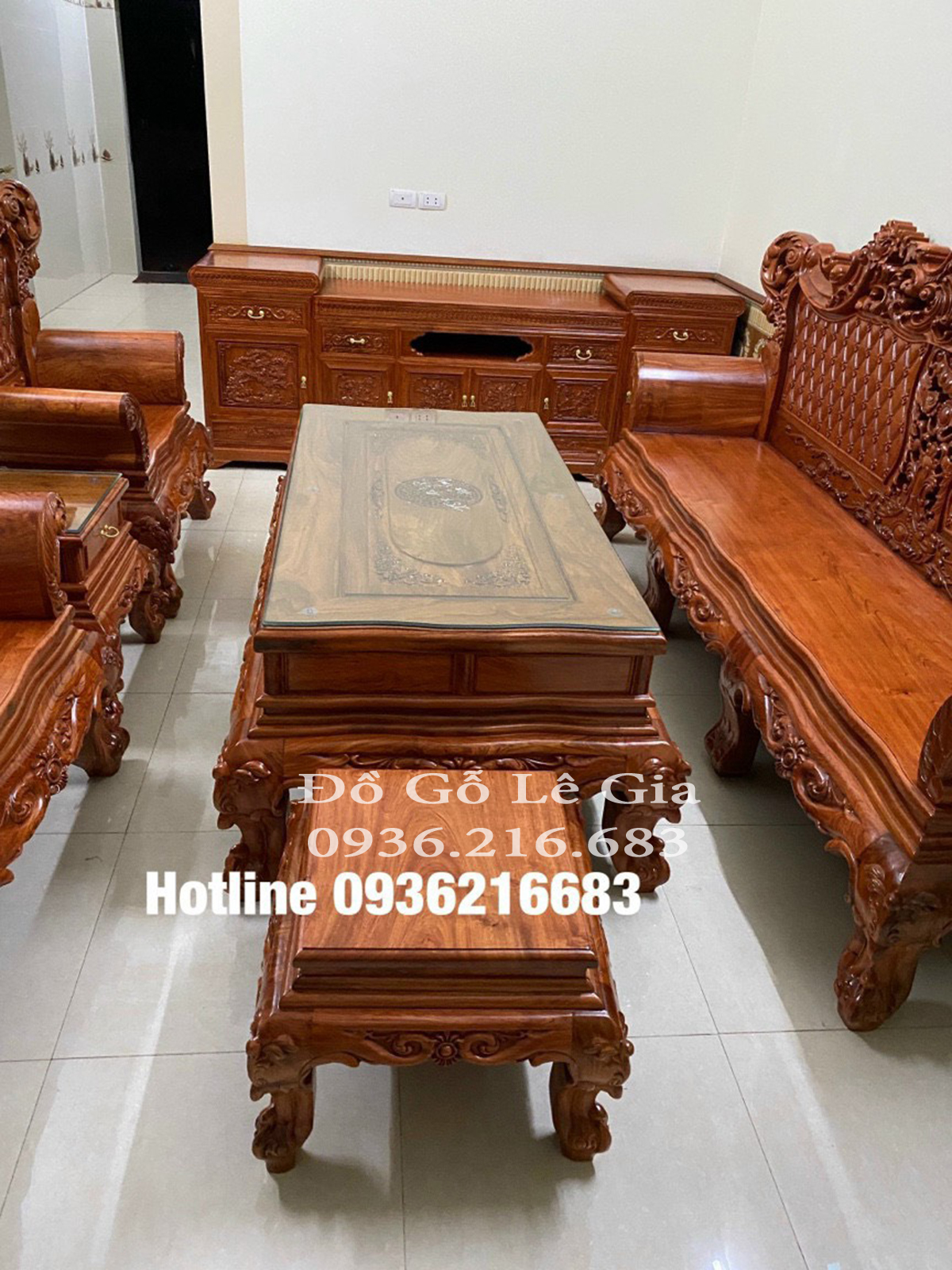 Bộ Hoàng Gia V3 gỗ Hương đá ( A Thịnh - Vĩnh Phúc) Bộ Hoàng Gia V3 gỗ Hương đá ( A Thịnh - Vĩnh Phúc) 12