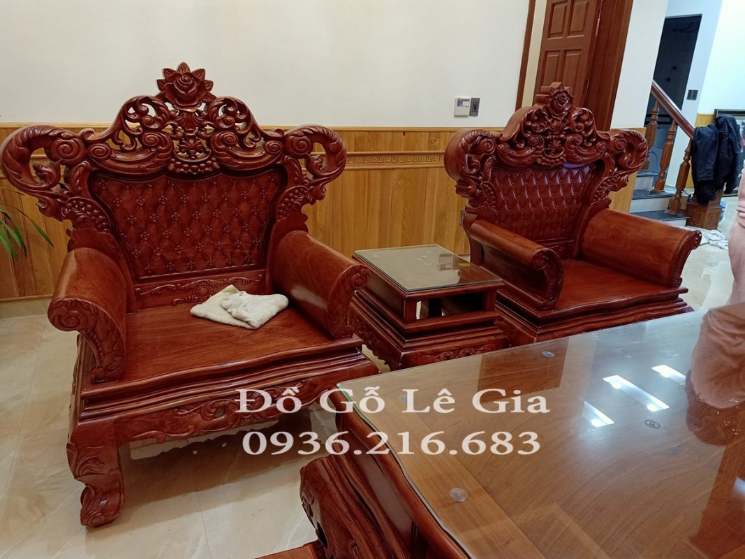 Bộ Hoàng Gia V3 hàng tiêu dùng gỗ Hương ( Cô Tuyết - Hải Phòng) Bộ Hoàng Gia V3 hàng tiêu dùng gỗ Hương ( Cô Tuyết - Hải Phòng) 9