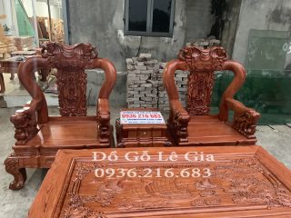 Bộ Minh Quốc Voi Chiến Tay Cột 12 Gỗ Hương Đá Bộ Minh Quốc Voi Chiến Tay Cột 12 Gỗ Hương Đá 6