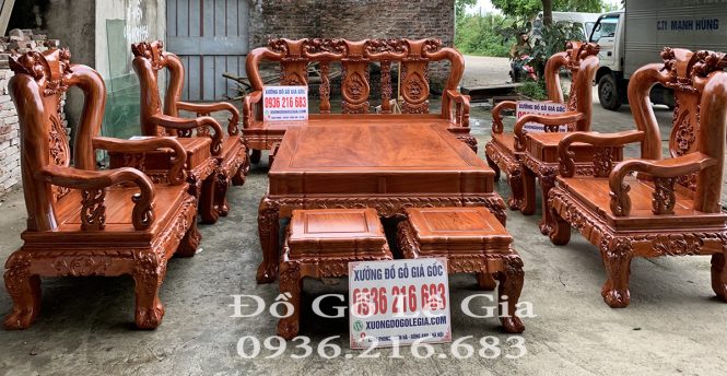 Bộ Minh Quốc Đào 10 món gỗ Hương đá tuyển chọn 1