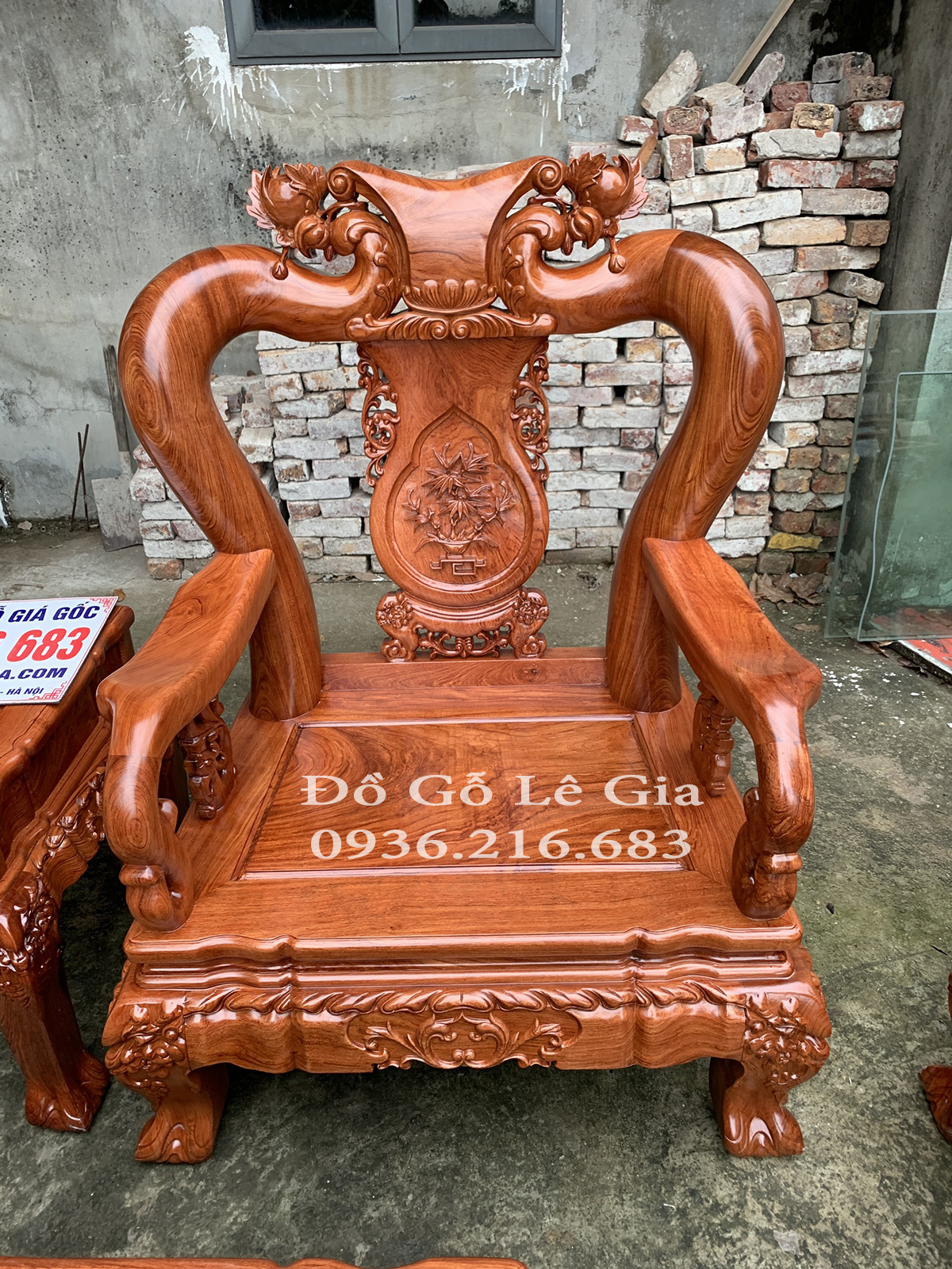 Bộ Minh Quốc Đào 10 món gỗ Hương đá tuyển chọn 15